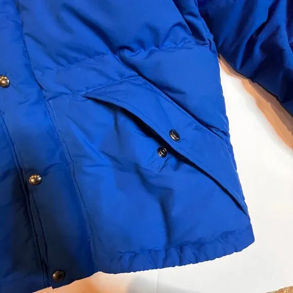 Polo Ralph Lauren Jacket/Vest Convertible Royal Blue Down Puffer Jacket Youth XL